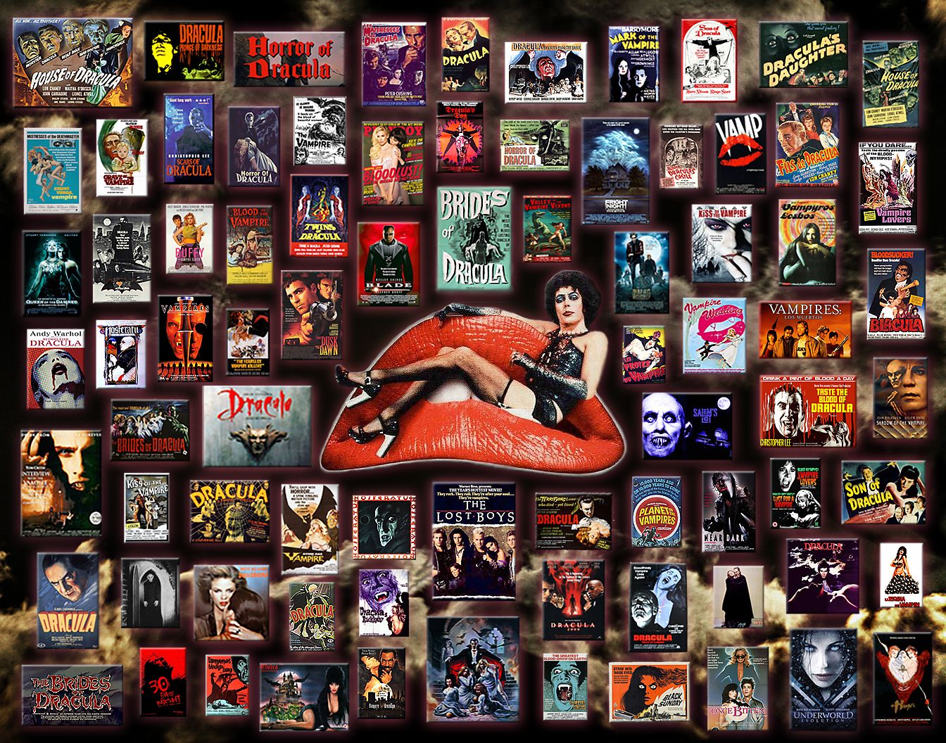 Horror Movie Collage Wallpaper Free Movies and TV Shows Online