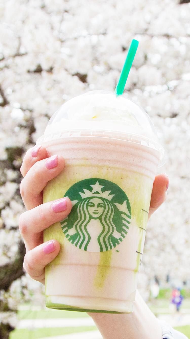 iPhone_wallpaper #iPhone #Starbucks #pink #green #girly. Starbucks, Starbucks drinks, Starbucks hot
