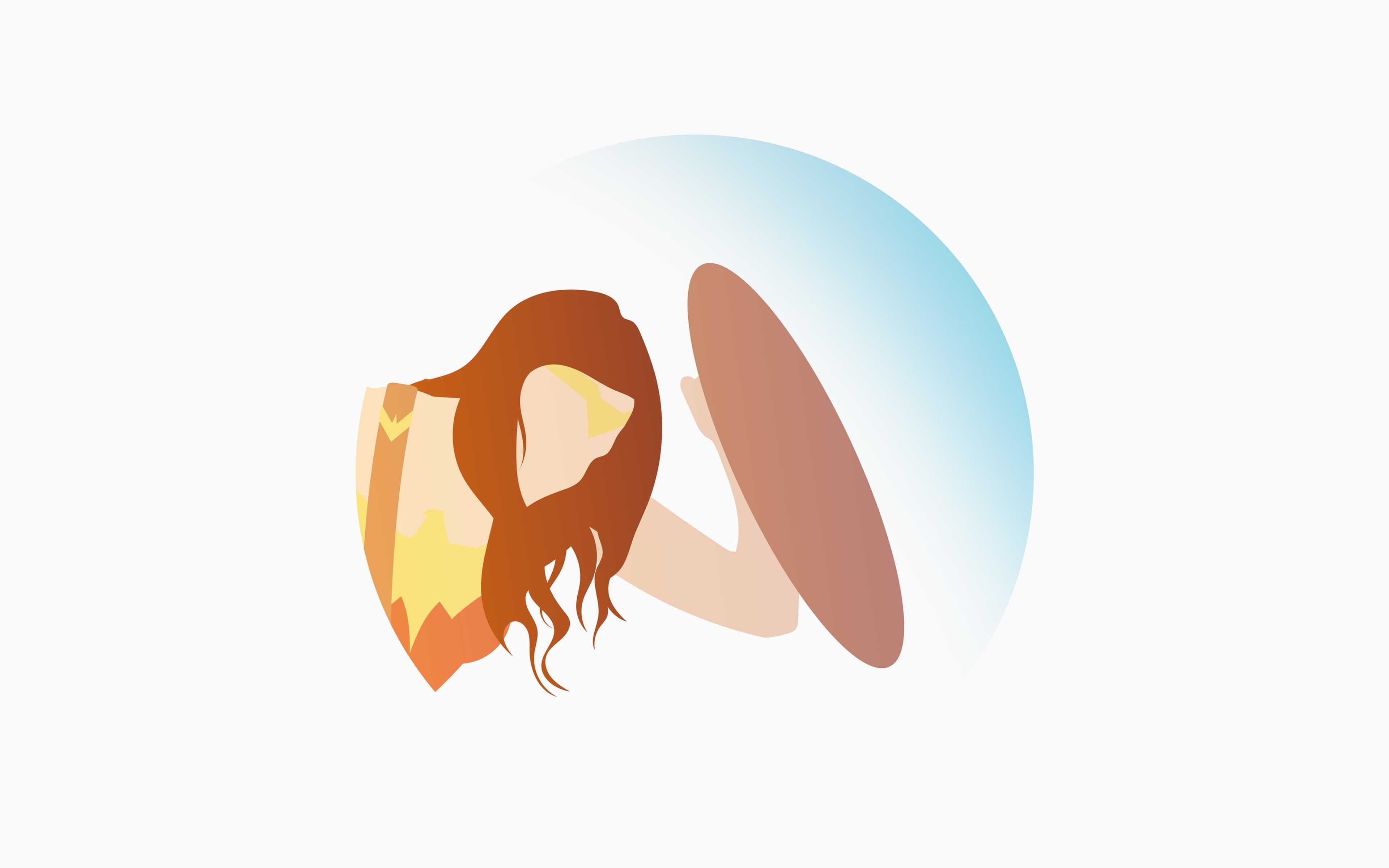 Wonder Woman Minimalist Cute Artwork Wonder Woman Minimalist Cute Artwork is an HD desktop wallpa. Minimalist artwork, Minimalist painting, 4k wallpaper for pc