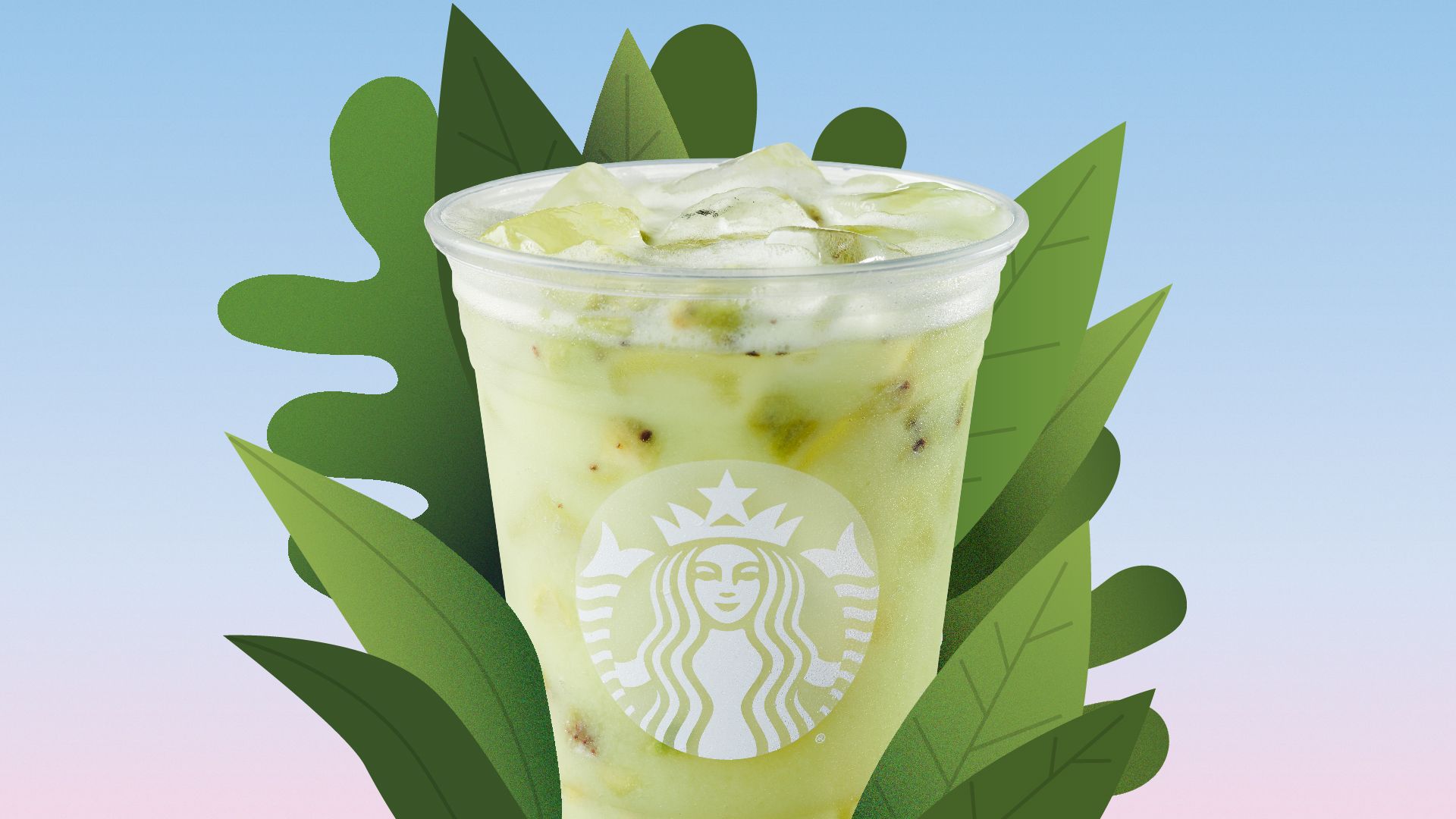 Starbucks introduces two new tropical green drinks to mark the end of summer