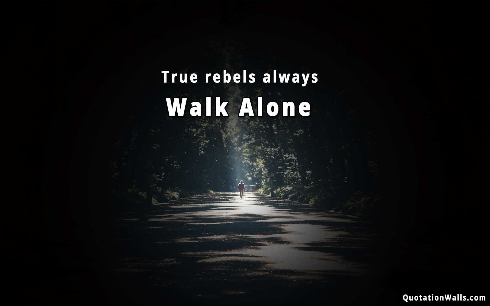 Alone Quotes Wallpaper