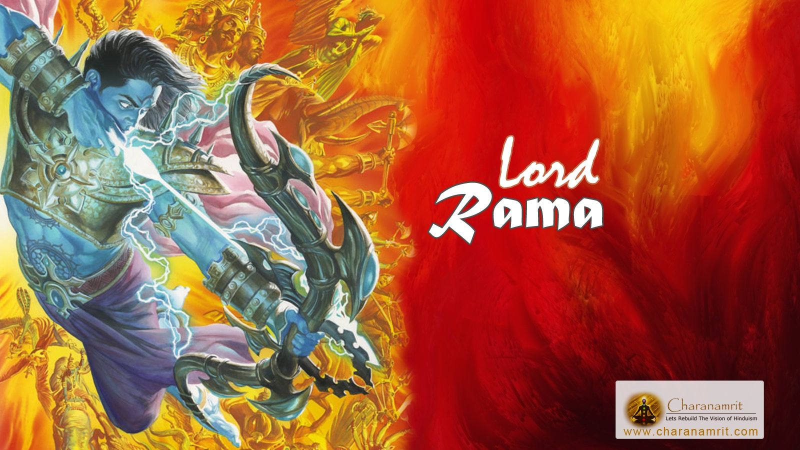 God Shri Ram Angry Stylish 3D HD Wallpaper For Download HD Wallpaper