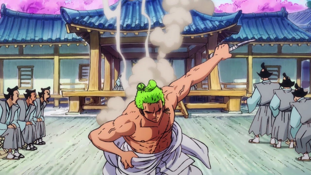One Piece Wano Zoro Uses A Haki [4K 2160p]