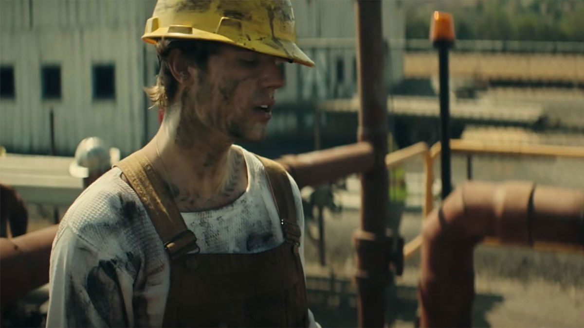 In 'Holy' video, is Justin Bieber a convincing victim of fossil fuel industry collapse?