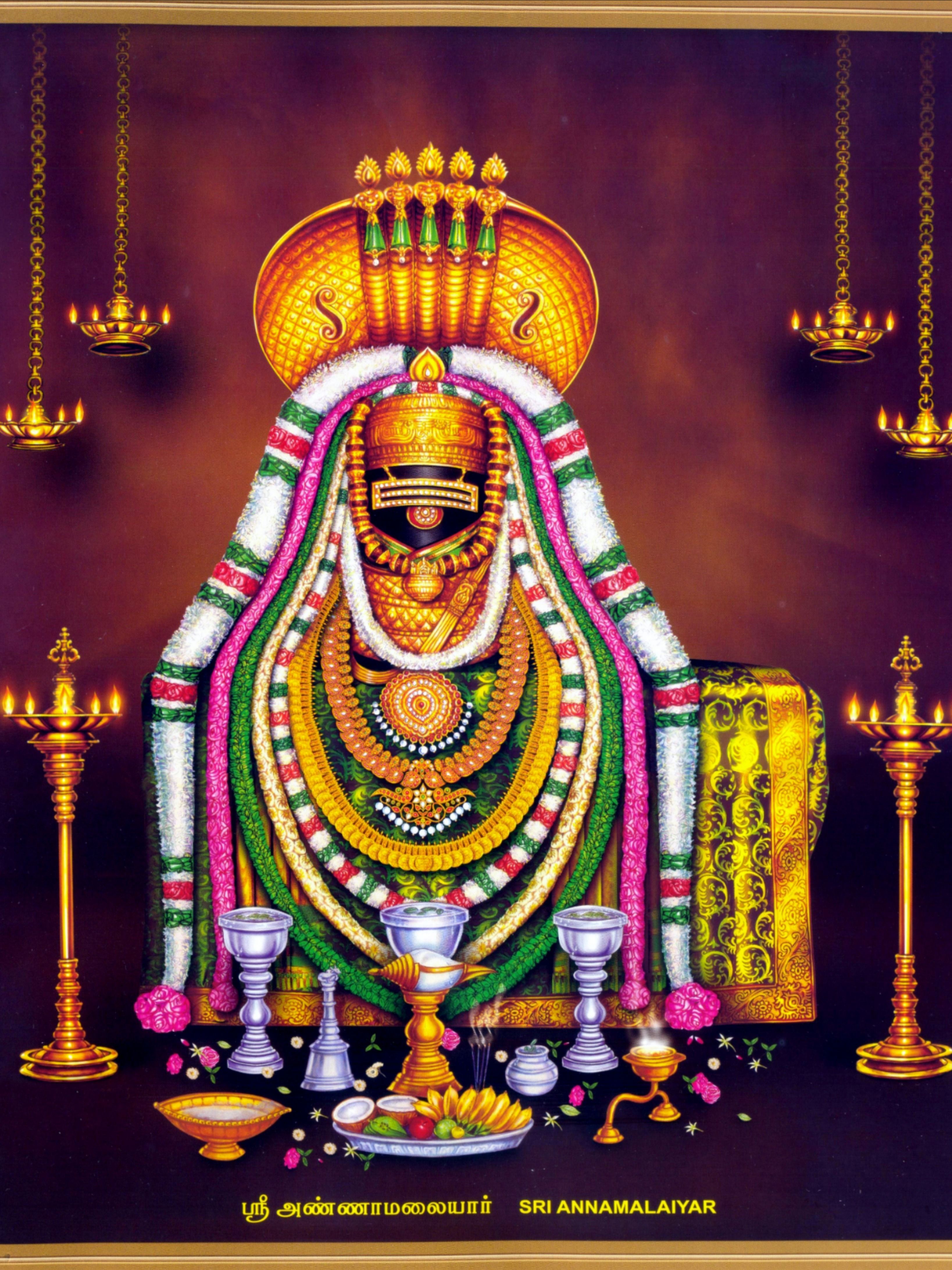 Thiruvannamalai Arunachaleswarar Temple holds a great significance in South India. #karthig. Lord shiva painting, Lord shiva HD wallpaper, Lord ganesha paintings