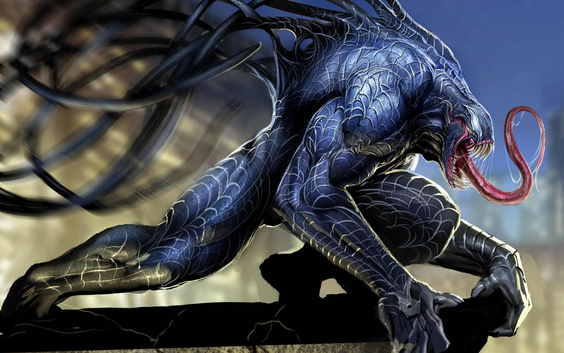 Venom Vs Spiderman HD wallpaper