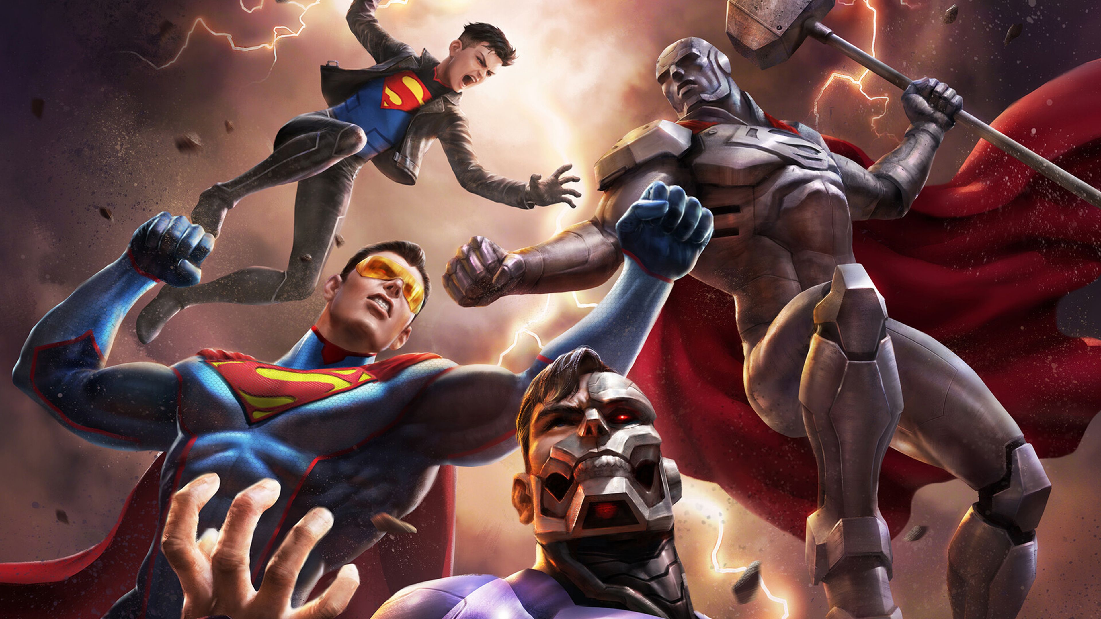 Comics Superman Steel Dc Comics Cyborg Superman Superboy Of The Supermen Movie HD Wallpaper