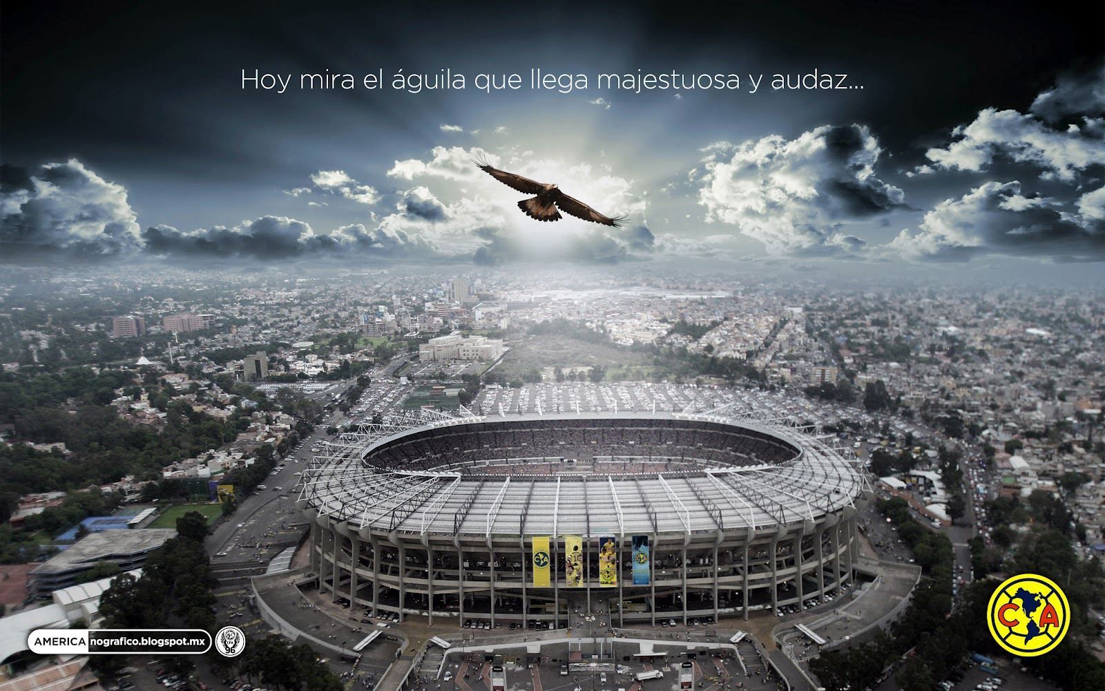 El Gran Estadio Azteca! (Arriba las Águilas del América! :D). Club américa, Aguilas del america, Club