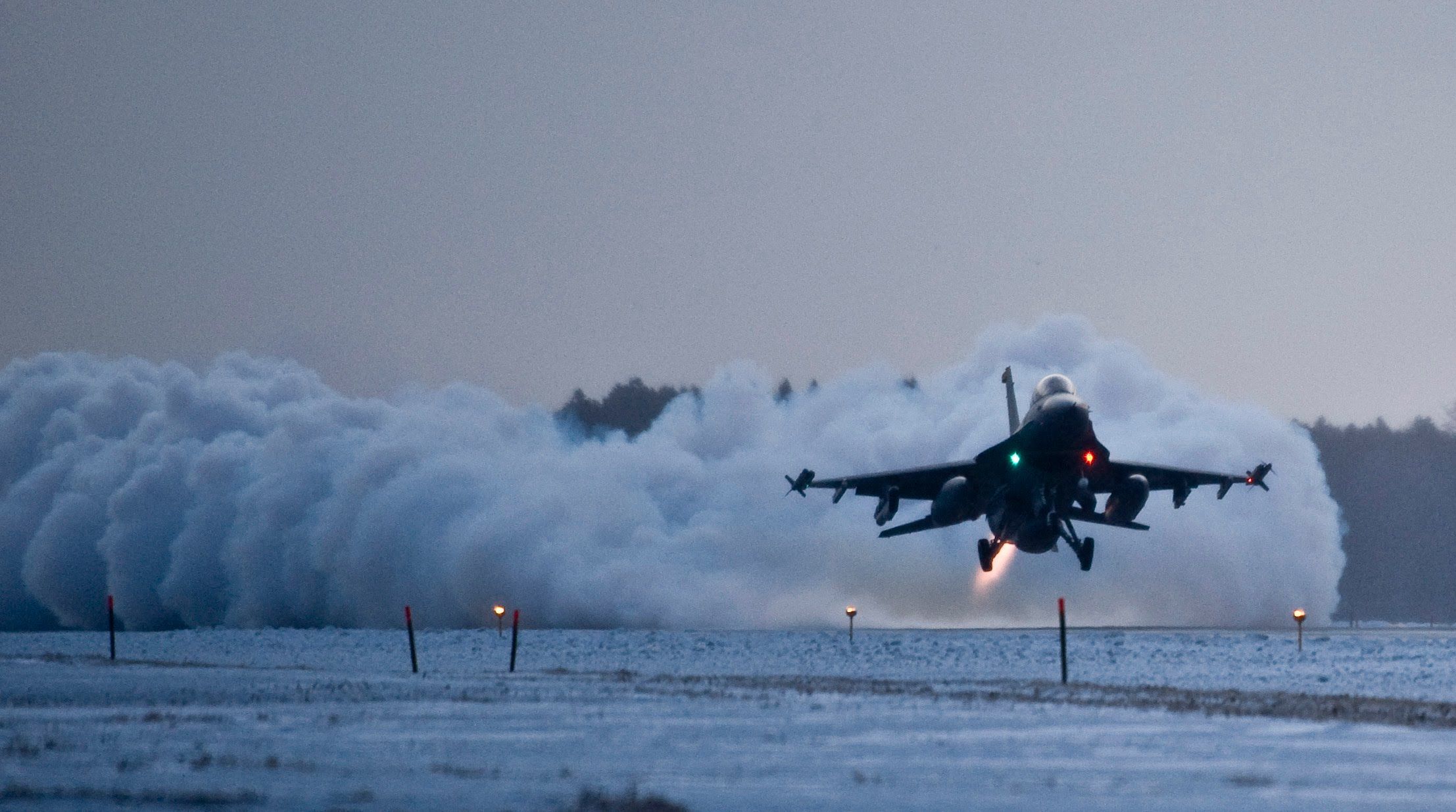 Free photo: Military Jet Takeoff, Airplane, Flying