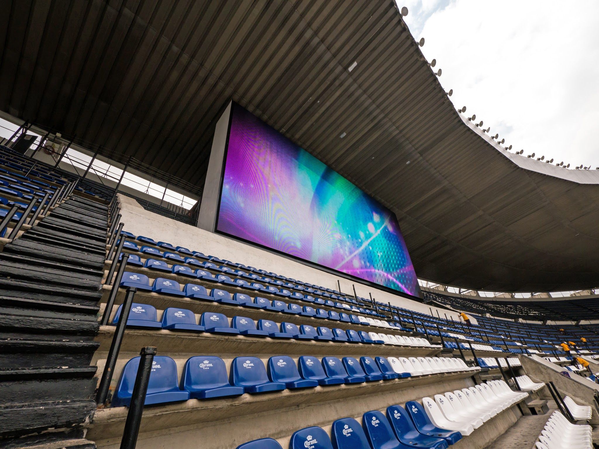 Panasonic's LED Large Screen Displays Provide An All New Fan Experience At Estadio Azteca In Mexico City