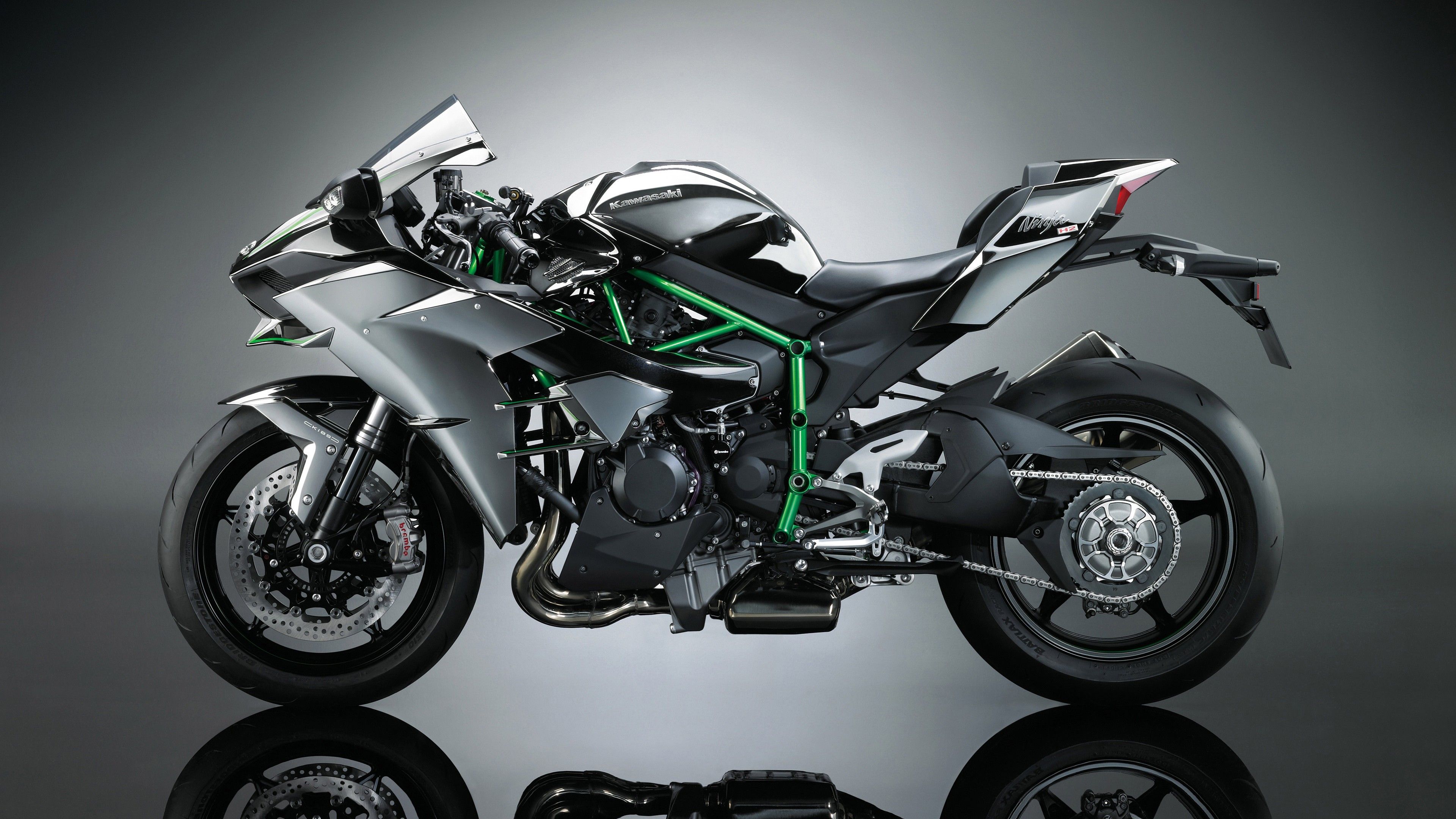 Kawasaki Ninja H2 4K Wallpaper HD Wallpaper ID