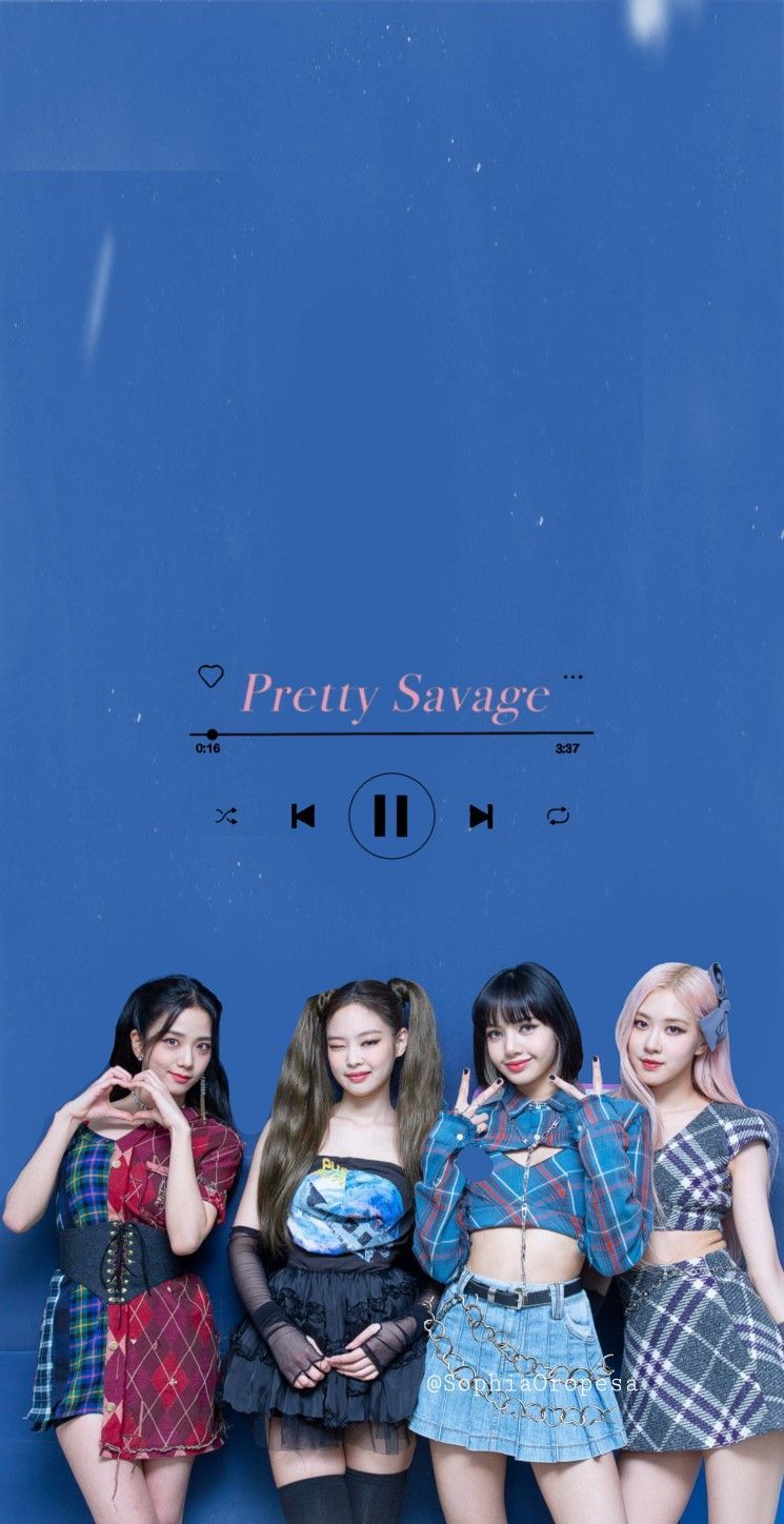 Pretty Savage Lockscreen. Kim jennie, Park chaeyoung, Blackpink