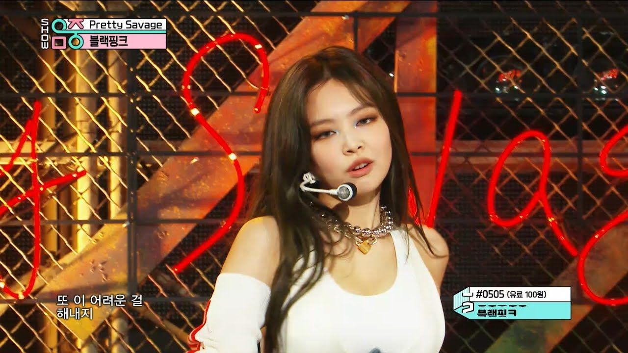 쇼! 음악중심 4K 블랙핑크 -Pretty Savage (BLACKPINK -Pretty Savage) 20201010. Youtube blackpink, Trending videos, Blackpink