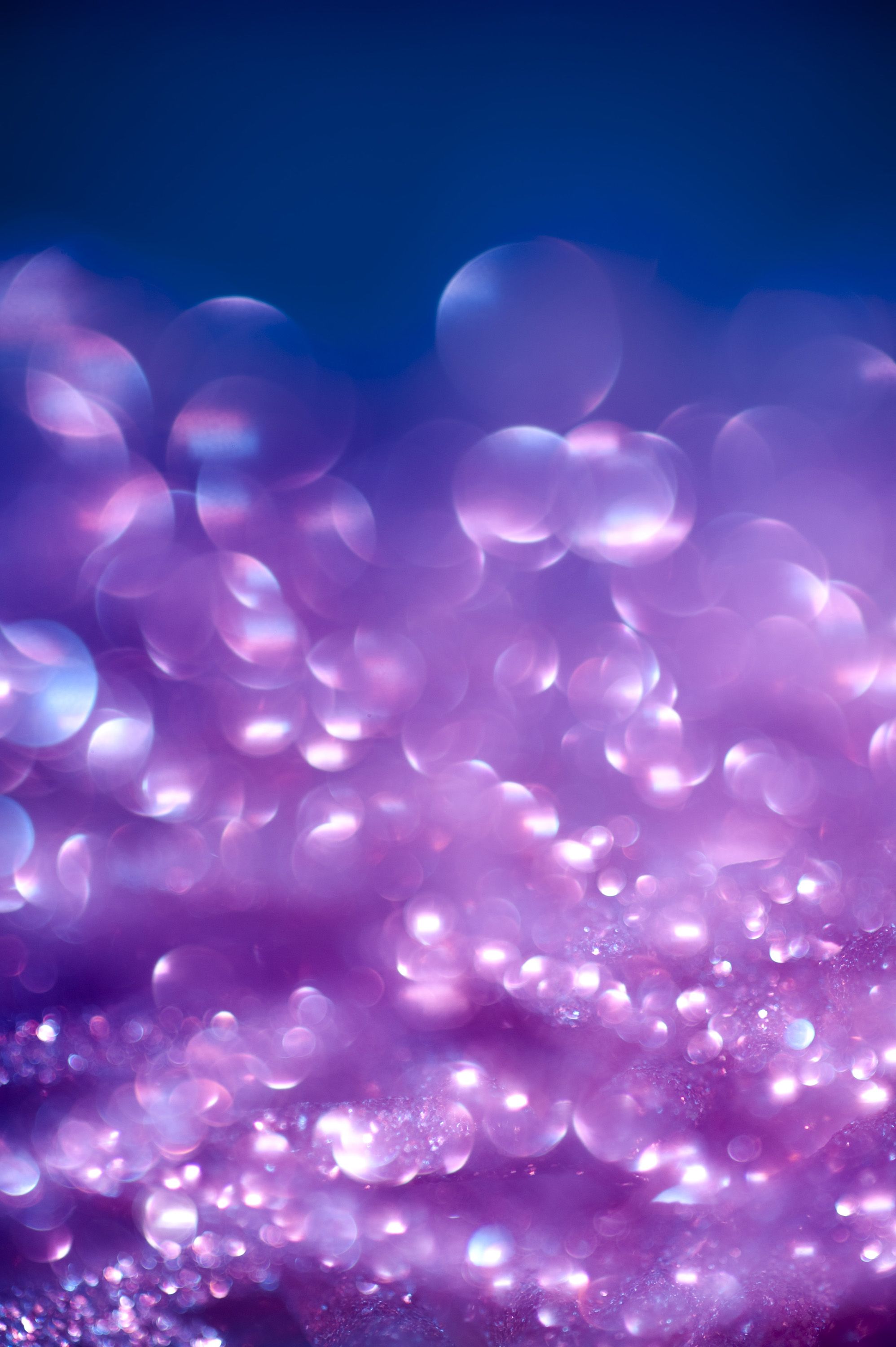 Photo of purple glitter bokeh. Free christmas image