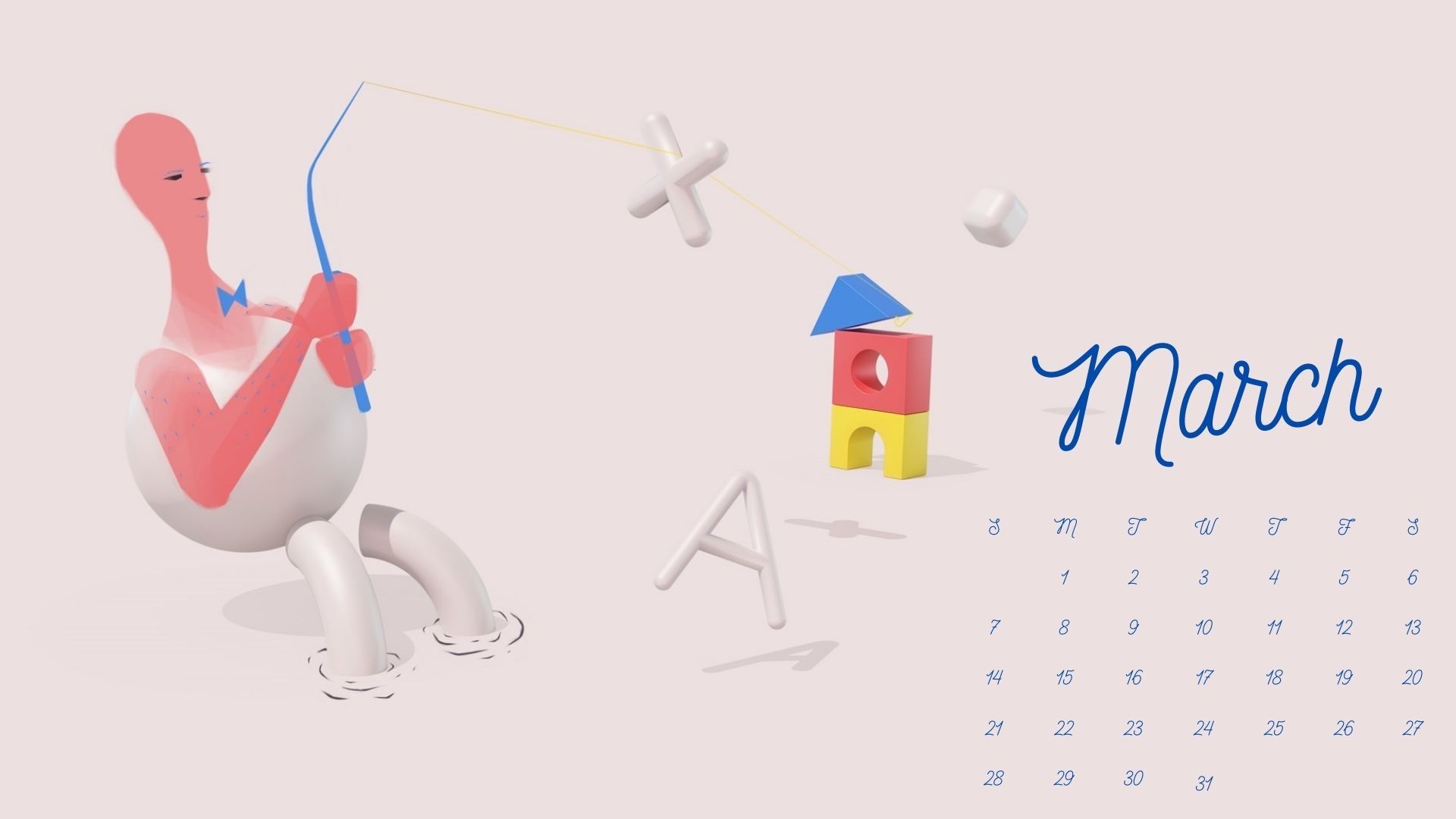March 2021 Calendar HD Wallpaper with beautiful font and cute layouts in 2020 calendar, Calendar wallpaper, Monthly calendar