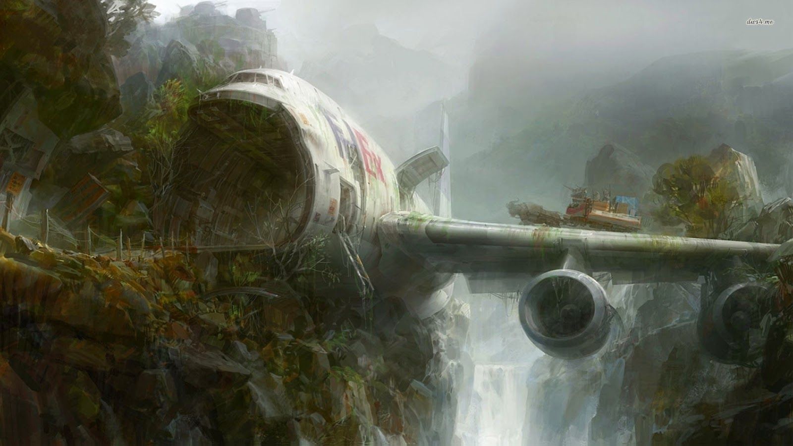 Plane Crash Wallpaper