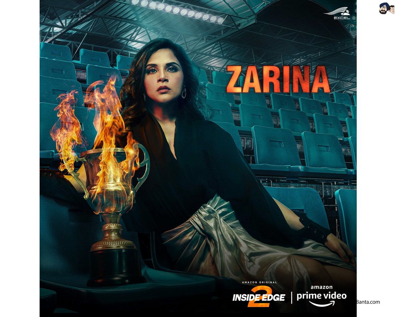 Richa Chaddha as `Zarina` in Amazon Prime web series `Inside Edge 2`