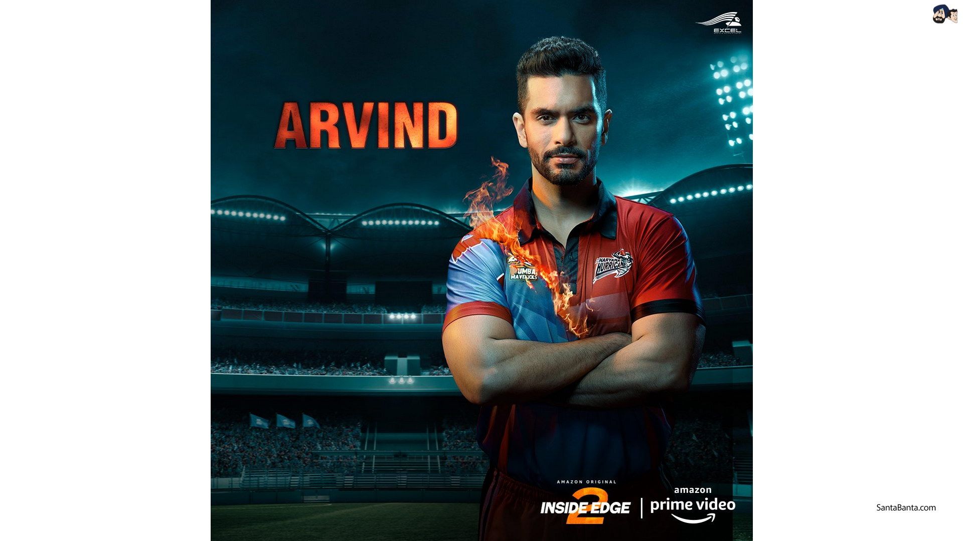 Angad Bedi as `Arvind` in Amazon Prime`s web series `Inside Edge 2`