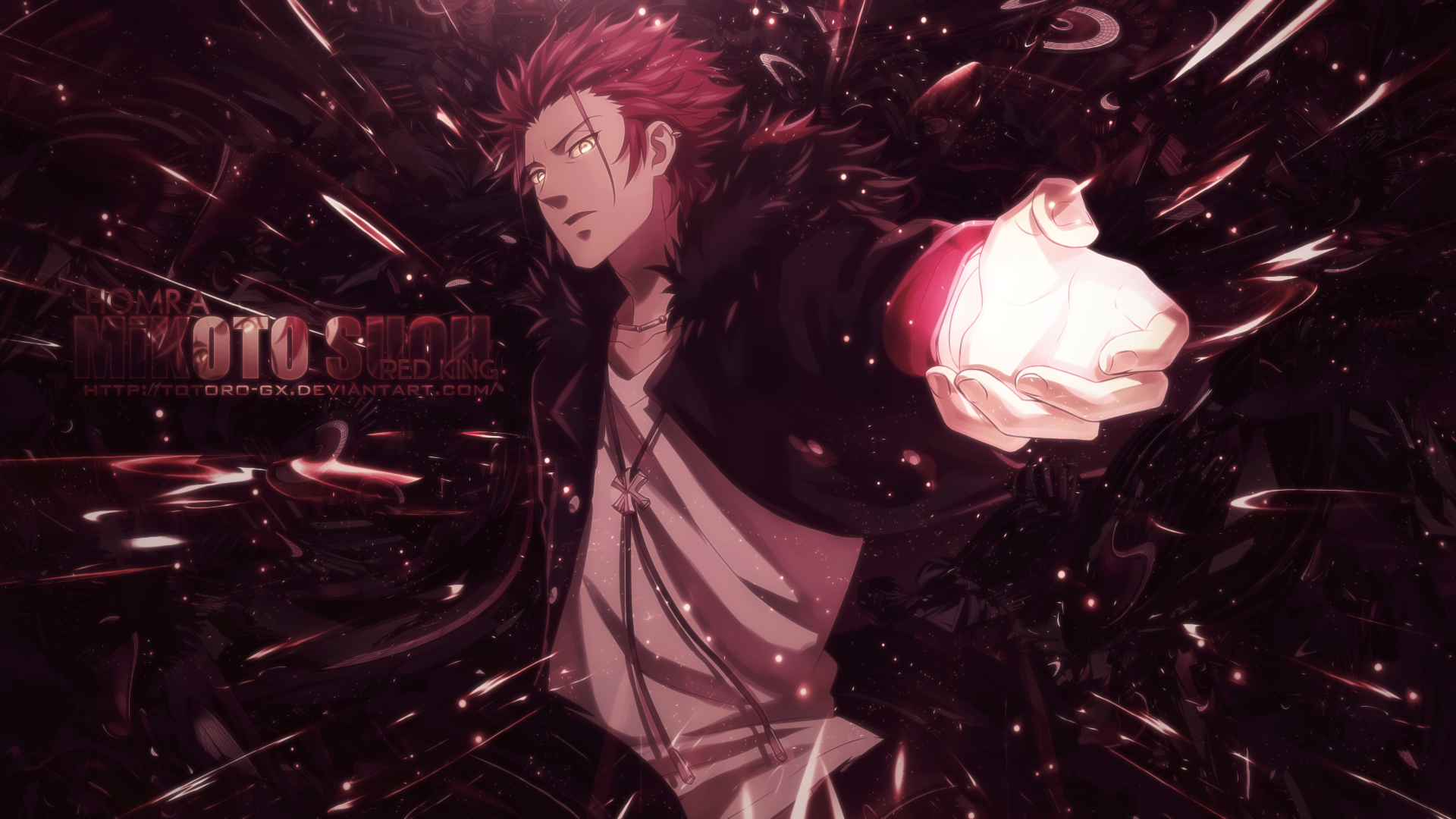 1920x1080 Mikoto Suoh widescreen wallpaper