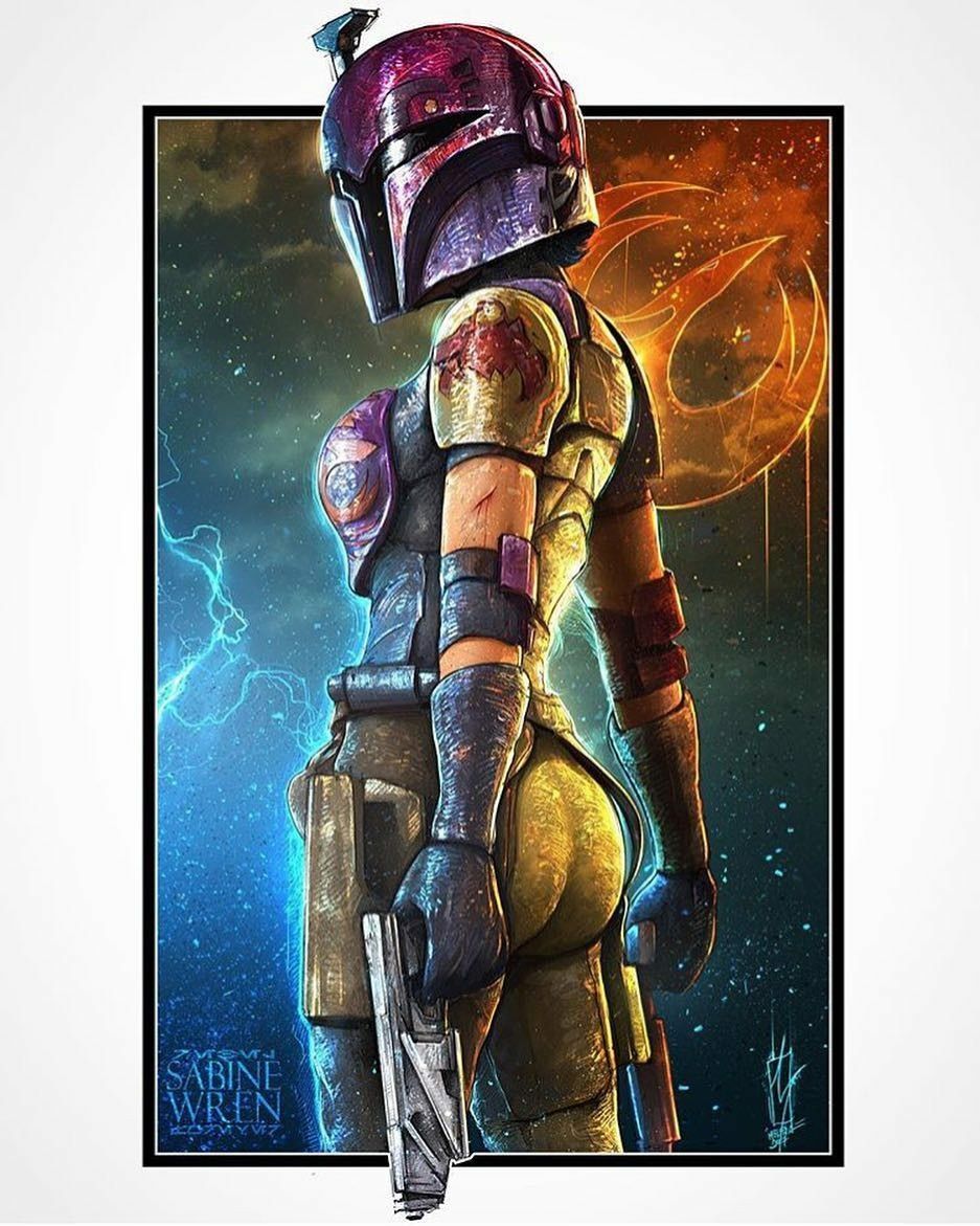 Sabine Wren Star Wars Rebels Fan Art By Iresmyth On 