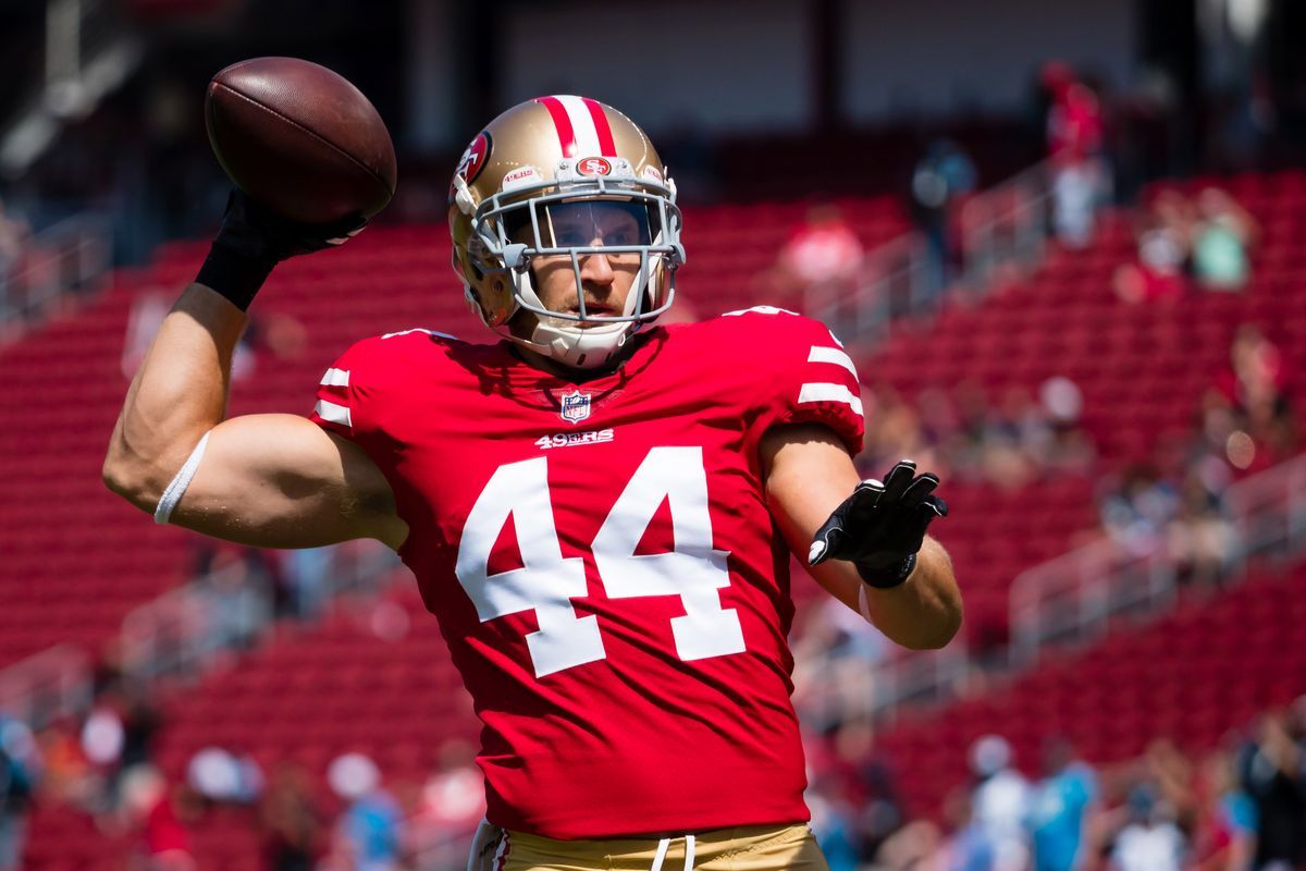 Kyle Juszczyk had critical blocks on Carlos Hyde, Matt Breida's longest runs