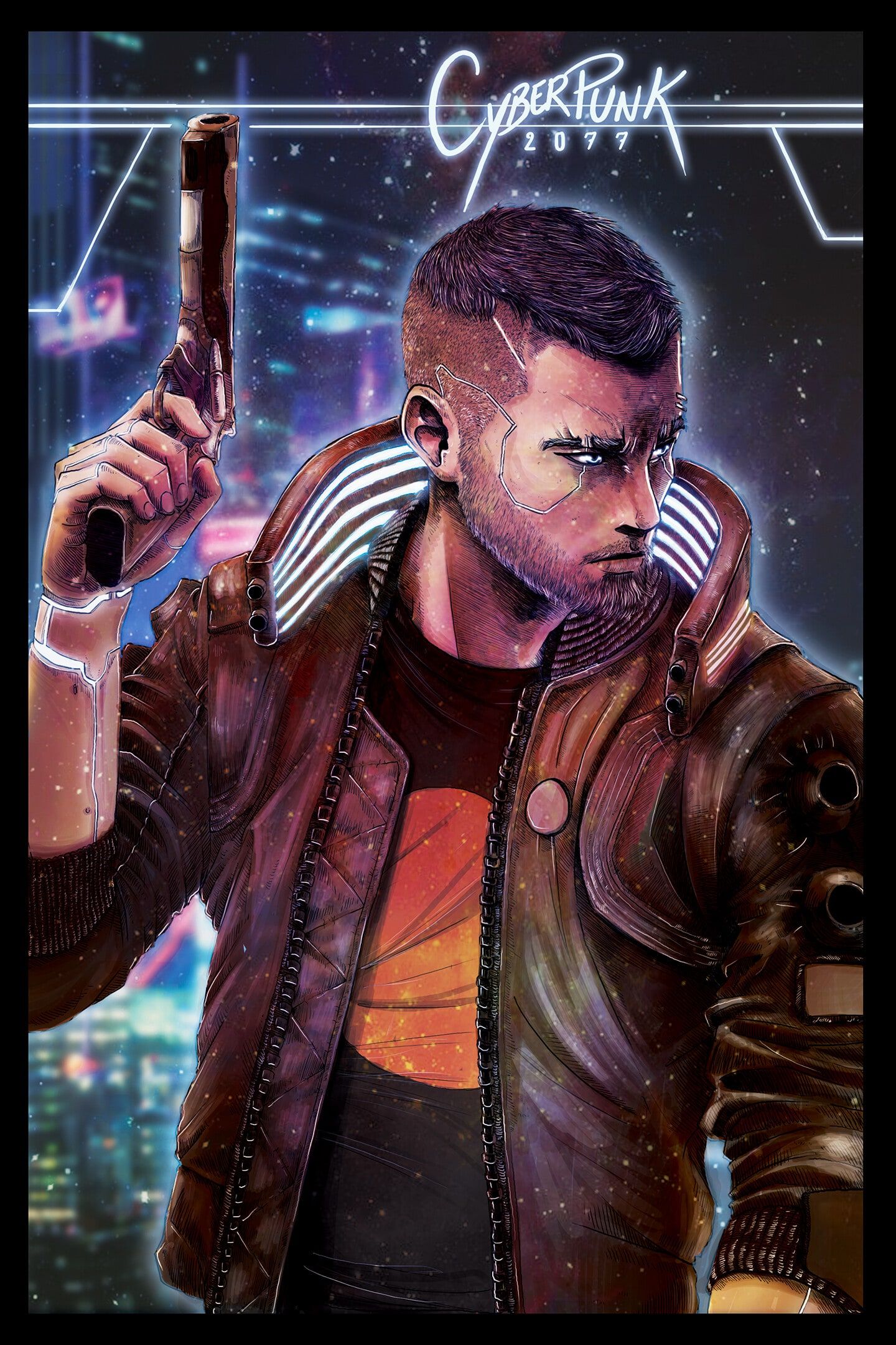 Cyberpunk 2077 Wallpaper iPhone Free HD Wallpaper