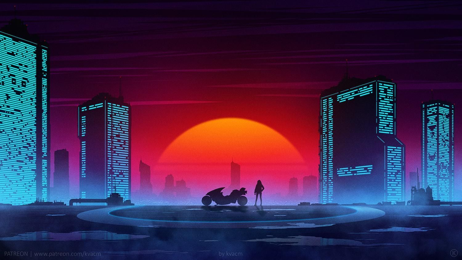 Cyber City Wallpaper