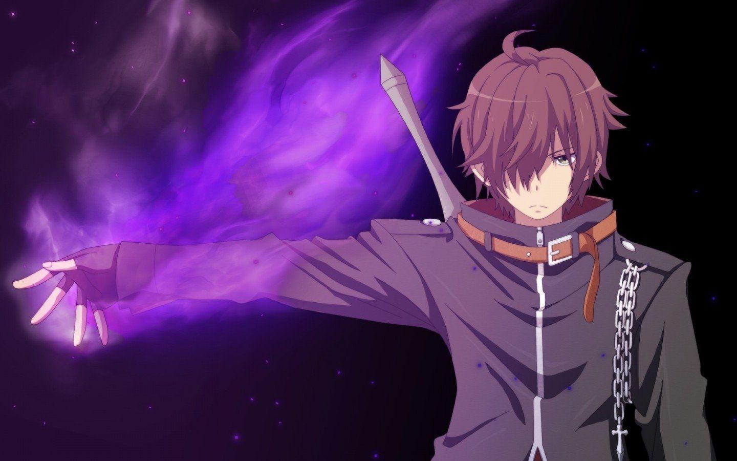 Purple Wallpaper Anime