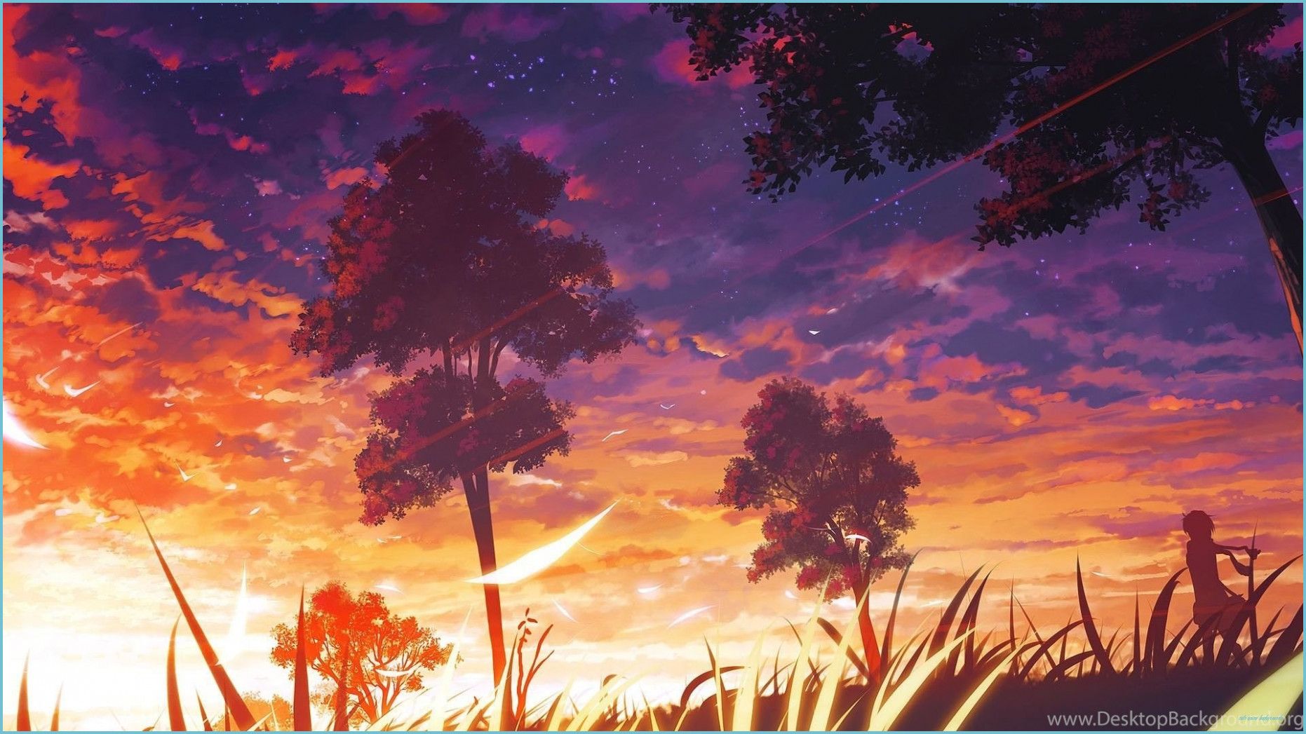 Cute Anime Background Wallpaper Desktop Background anime background