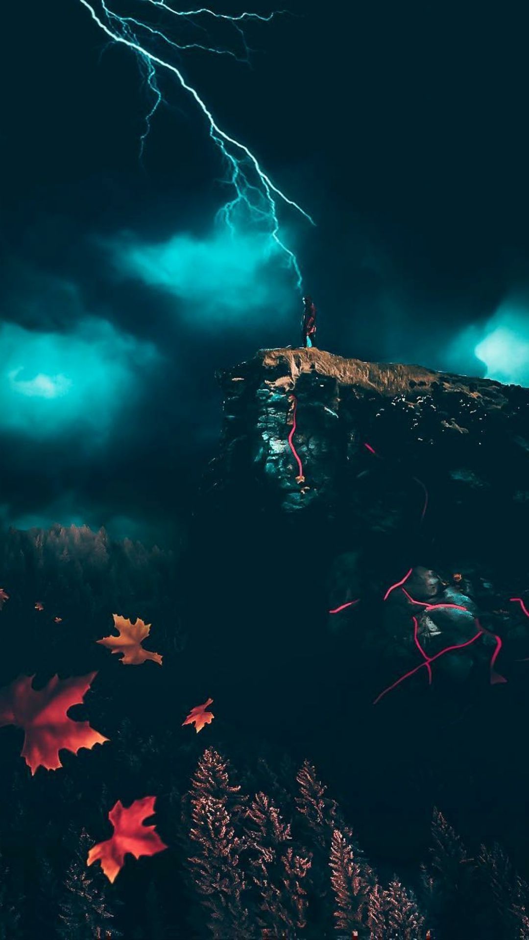 AMOLED Nature Wallpaper. AMOLED Wallpaper. Black Background. Dark Wallpaper for Android and iPhone