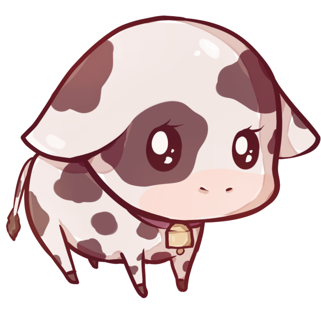 Kawaii Cow Wallpapers - Wallpaper Cave