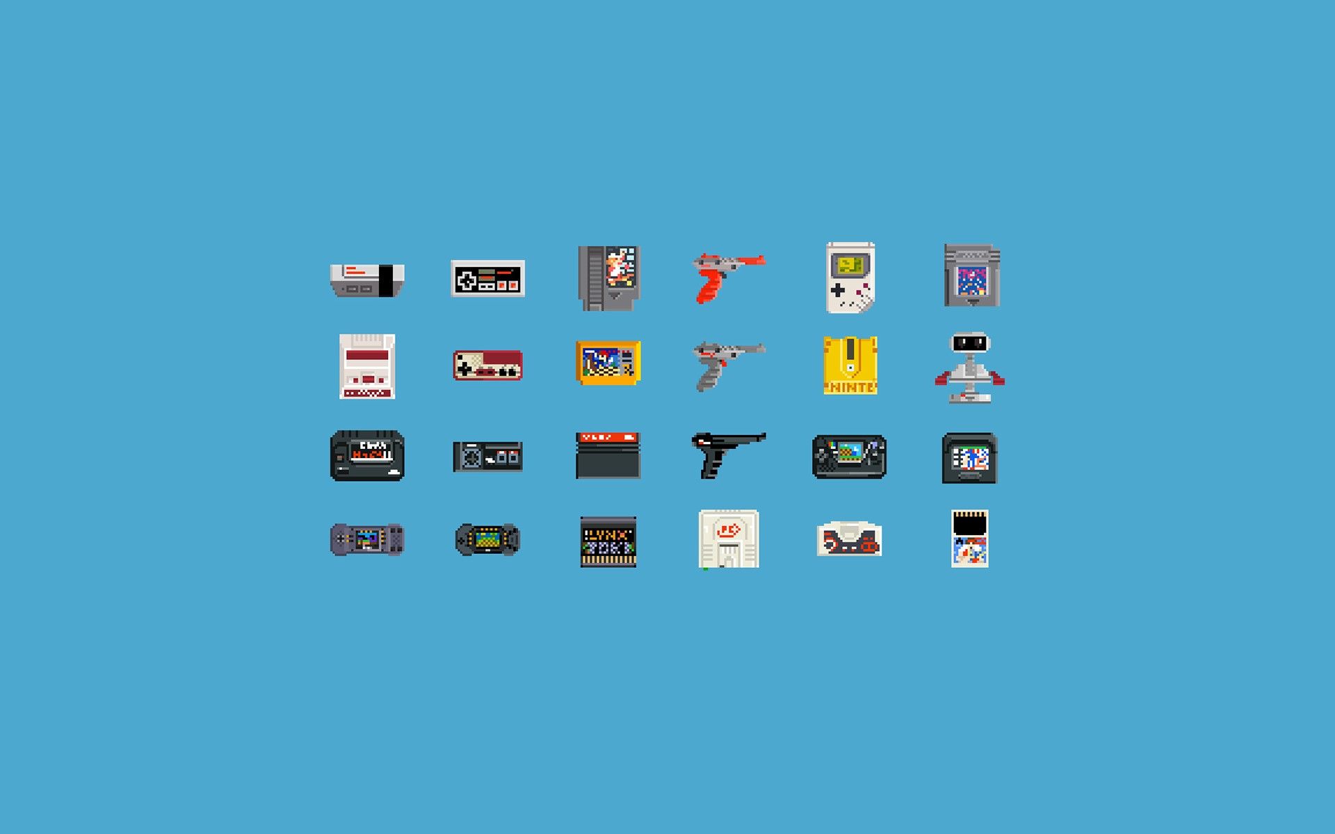 video Games, Consoles, Pixel Art, 8 bit, Nintendo Entertainment System, GameBoy Wallpaper HD / Desktop and Mobile Background
