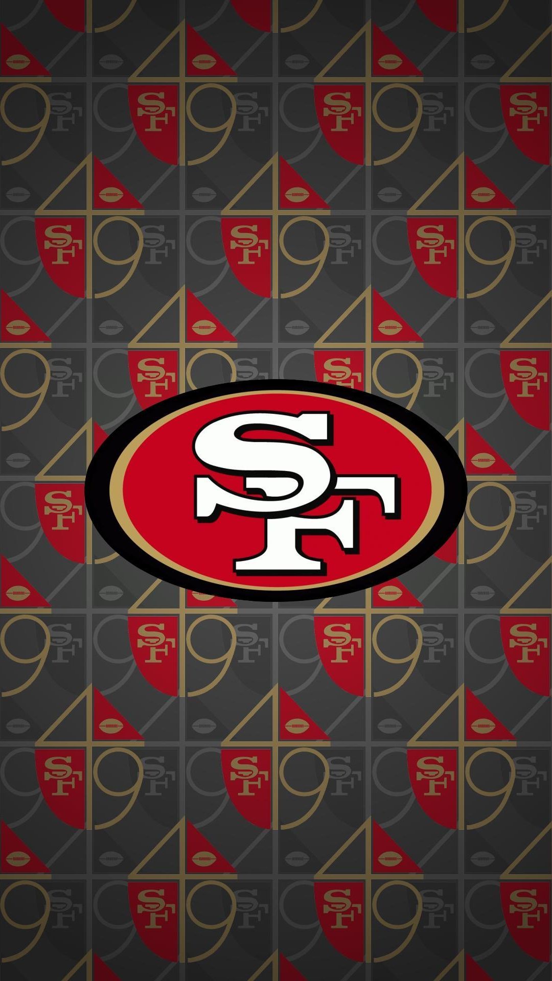 Black 49ers HD Wallpaper Android in 2020ers, San francisco 49ers football, HD wallpaper android