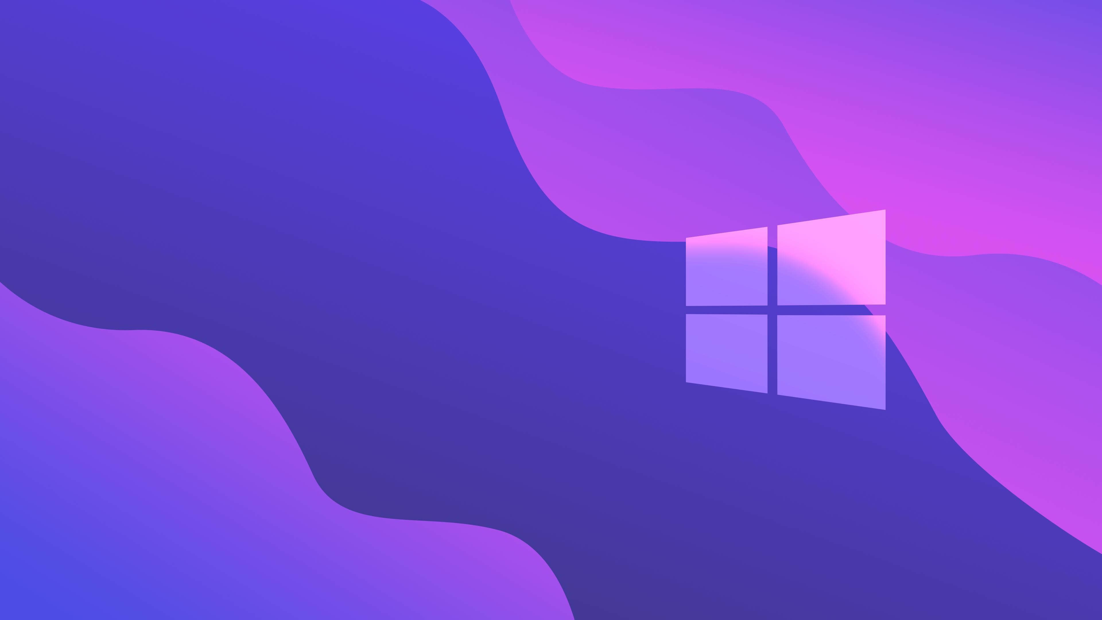 Windows 10 Purple Gradient Wallpaper, HD Minimalist 4K Wallpaper, Image, Photo and Background