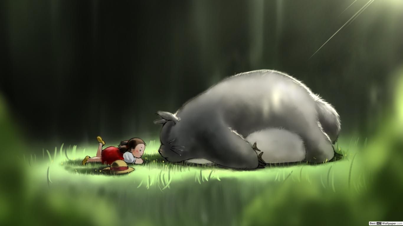 Cute Totoro HD Wallpaper Kecbiokecbio.com