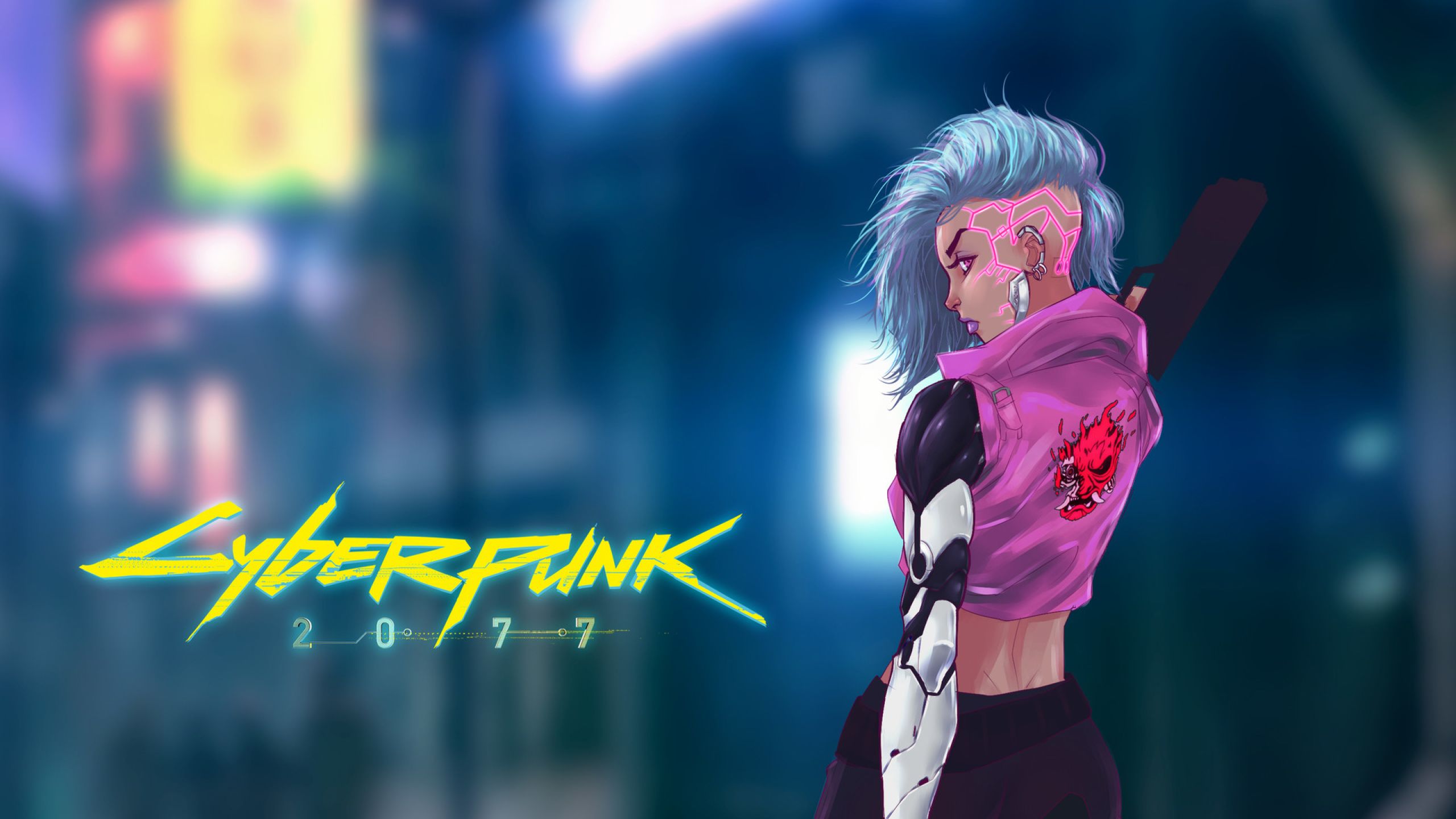 Cyberpunk 2077 Girl Art New .wallpaperden.com