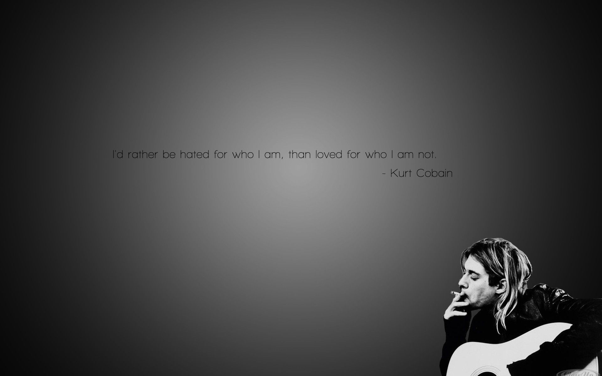 smoking, Black, White, Grunge, Quotes, Nirvana, Kurt, Cobain, Cigarettes Wallpaper HD / Desktop and Mobile Background