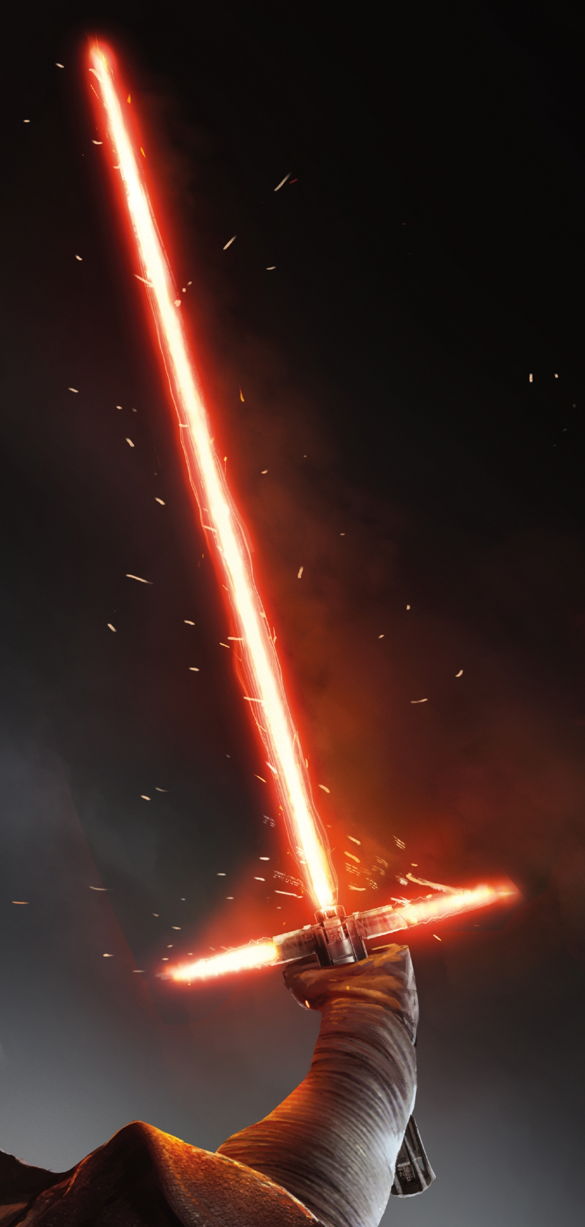 Kylo Ren's lightsaber. Star wars geek, Star wars art, Star wars