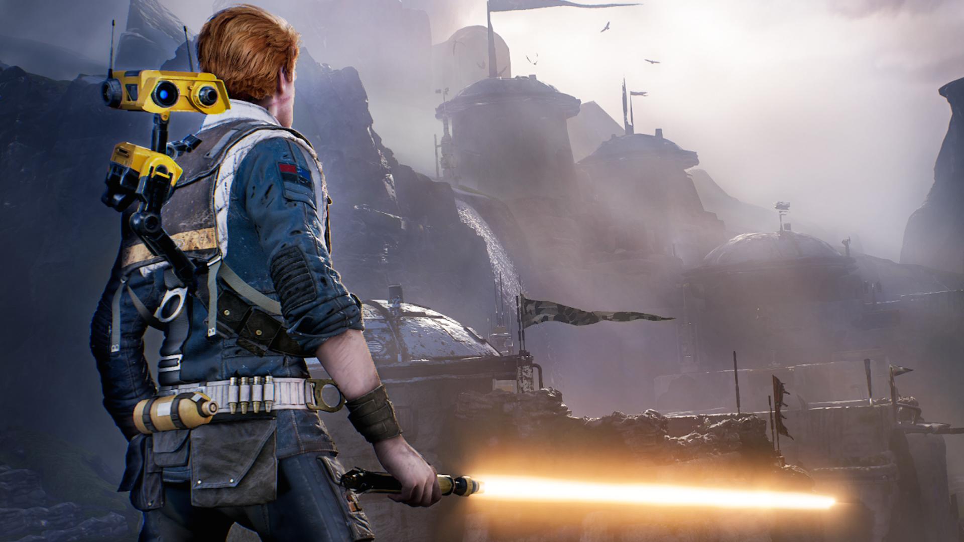 Everyone Can Have an Orange Lightsaber in Star Wars Jedi: Fallen Order Now, As a Treat