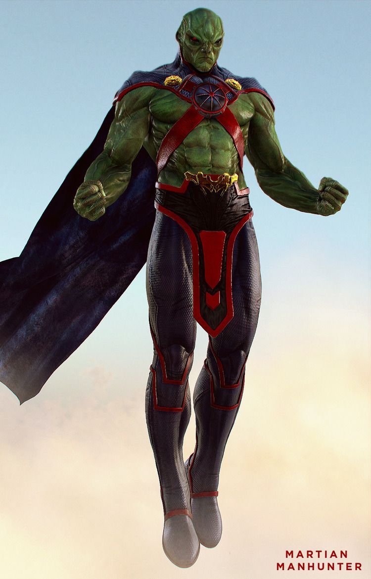 Awesome Character Art for DC's Martian Manhunter