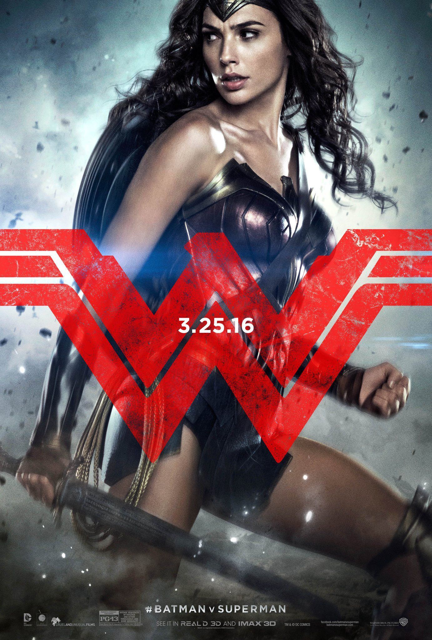 Batman v Superman: Dawn of Justice Poster Woman: DC extended universe photo