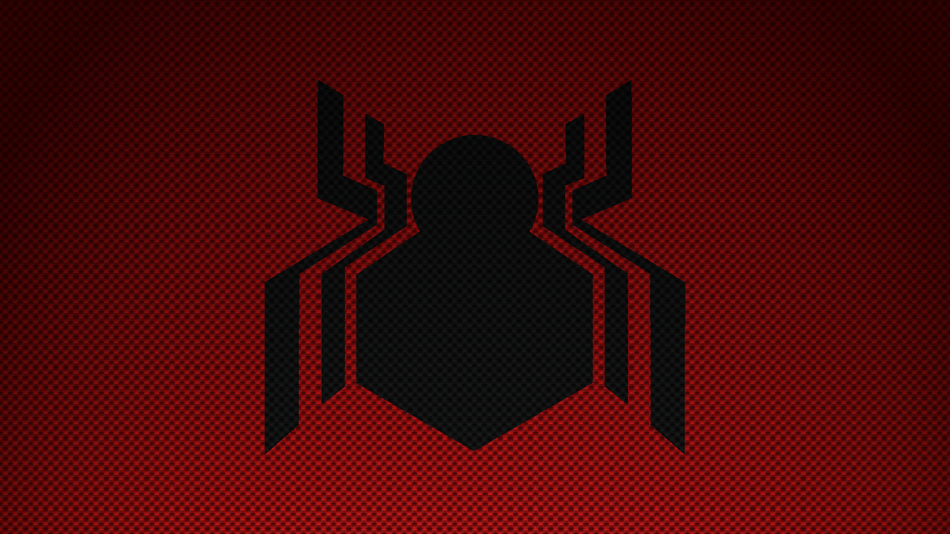 Made A Simple MCU Spider Man Logo Wallpaper