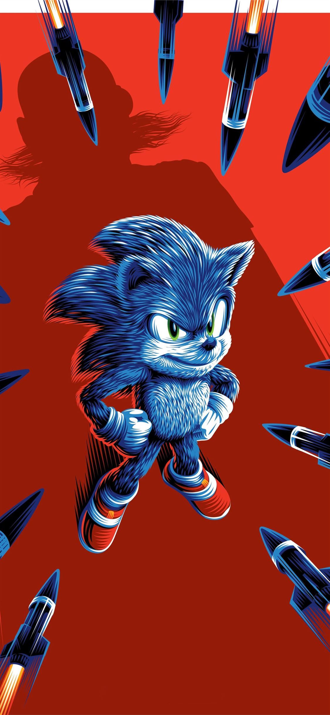 sonic the hedgehog 8k iPhone X Wallpaper Free Download