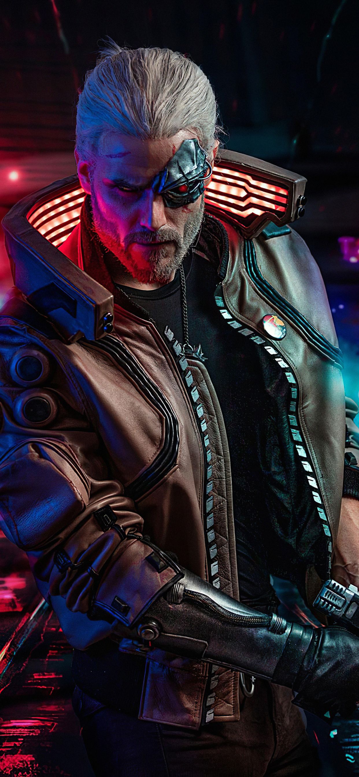 Witcher Cyberpunk 2077 iPhone XS MAX Wallpaper, HD Games 4K Wallpaper, Image, Photo and Background