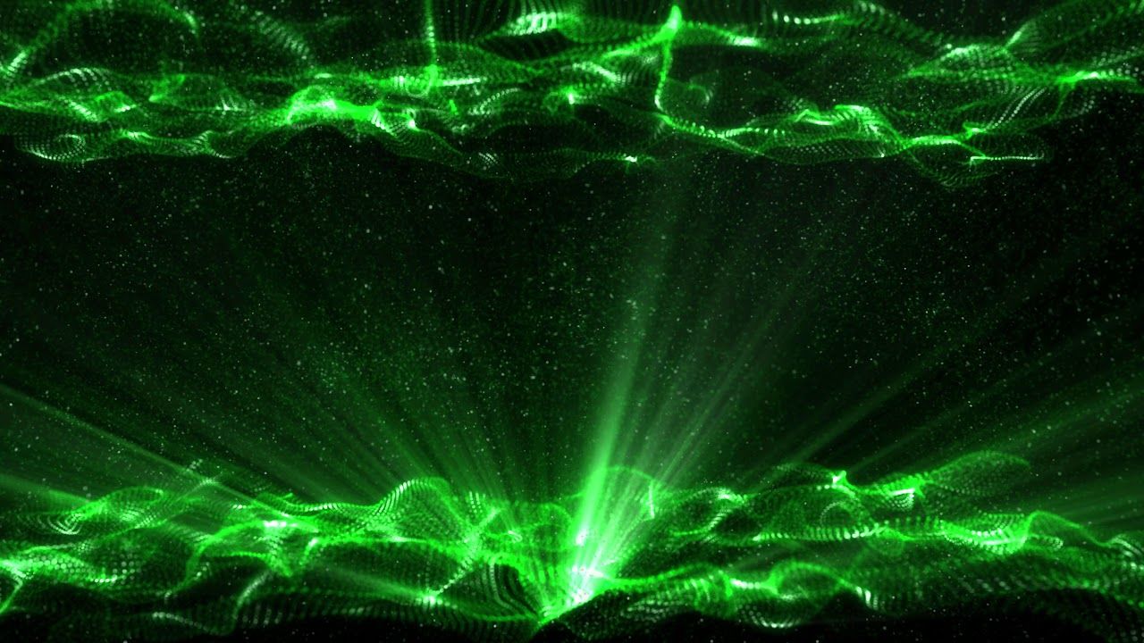 4K Green Waves Background #Title #AAVFX Live Wallpaper