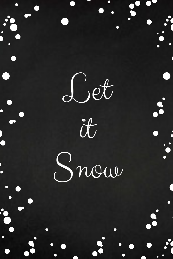 Christmas Phone Wallpaper Let It Snow