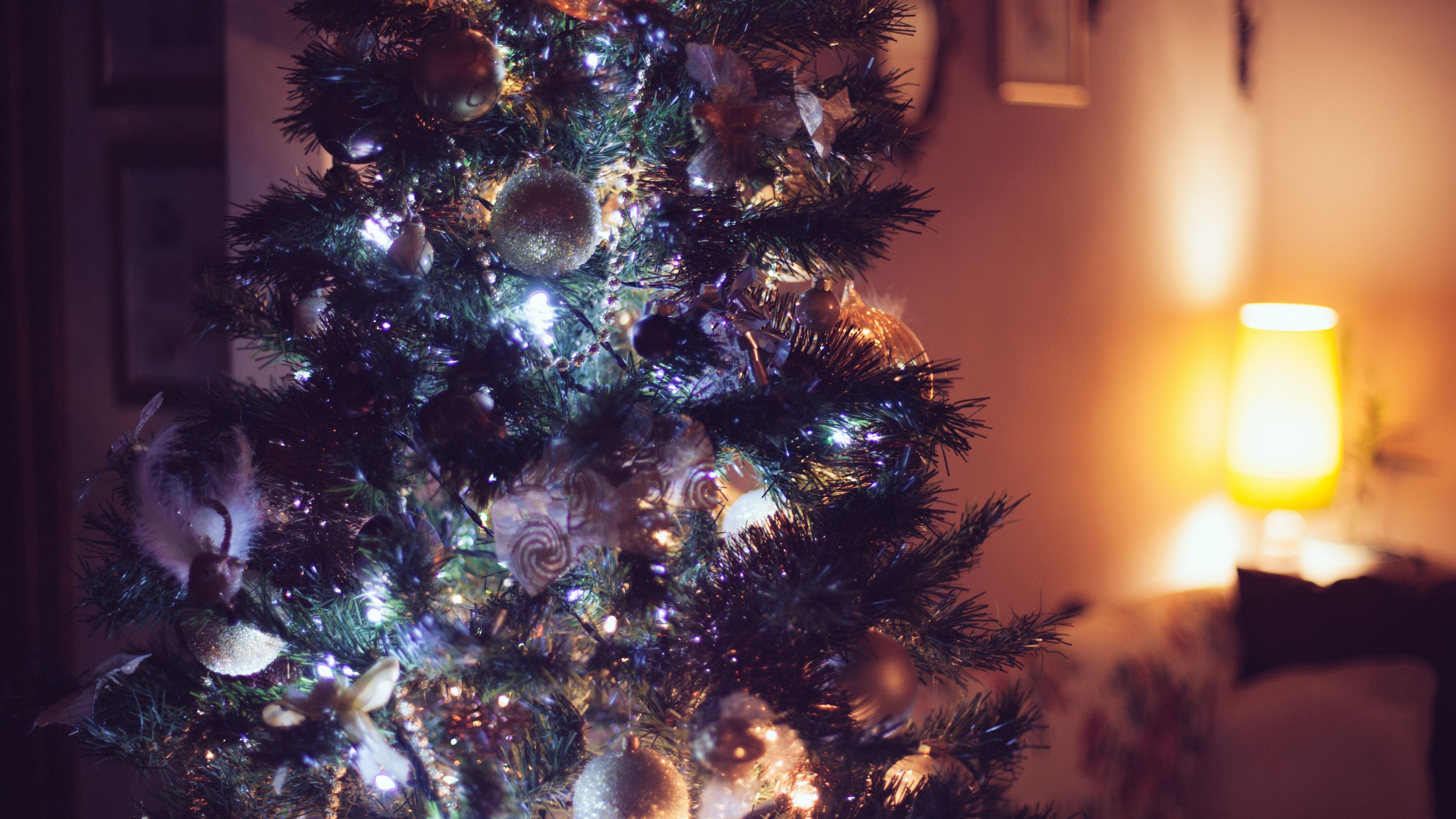 ornaments, christmas tree, christmas, new year 4k ornaments, christmas tree, Christmas. Christmas tree, Christmas tree wallpaper, Christmas wallpaper