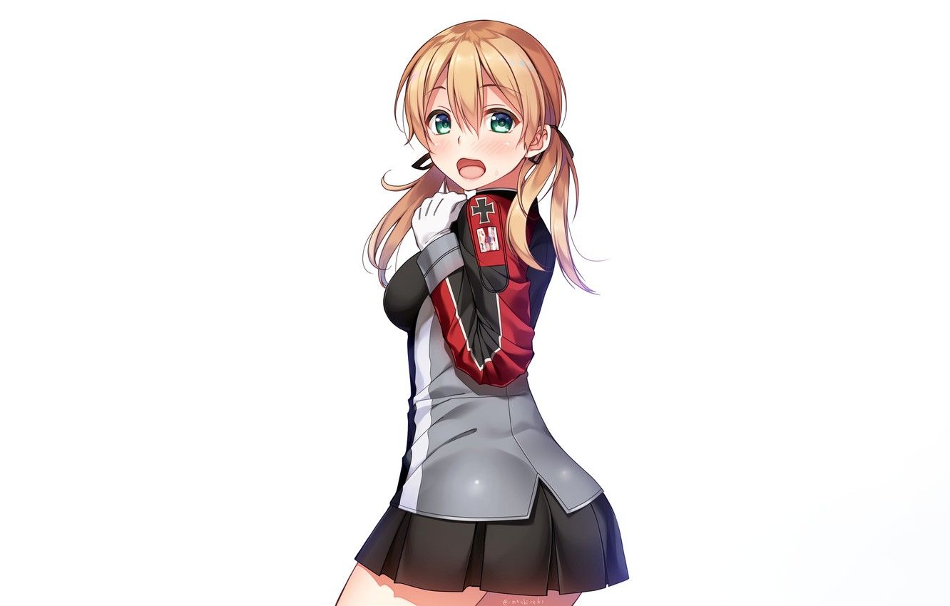 Wallpaper girl, , anime, beautiful, pretty, attractive, handsome, Kantai Collection, Prinz Eugen, Kancolle image for desktop, section сэйнэн
