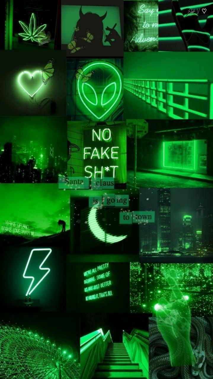 Aesthetics Green Neon Wallpapers - Wallpaper Cave