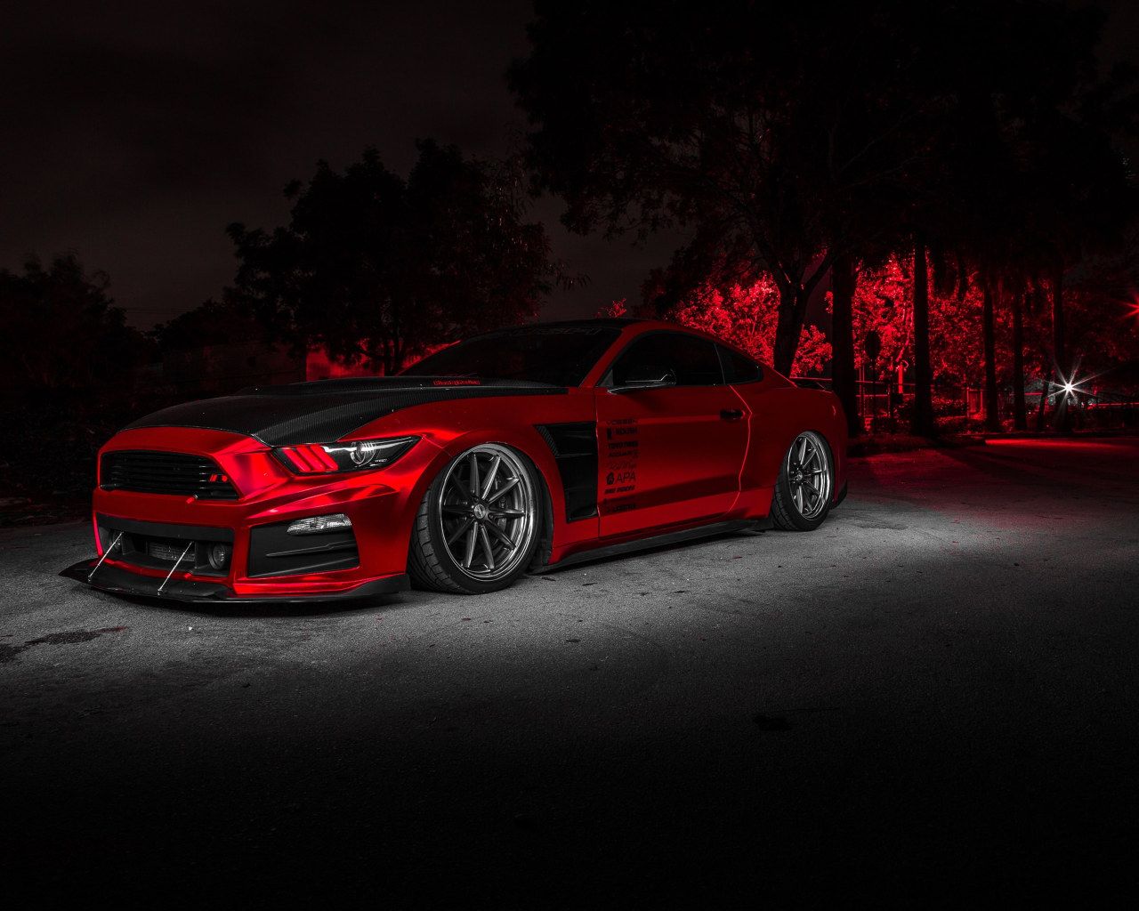 Cars & Motos Wallpaper • Wallpaper Red car, design, ford mustang, automotive design, vehicle, sports car • Wallpaper For You The Best Wallpaper For Desktop & Mobile